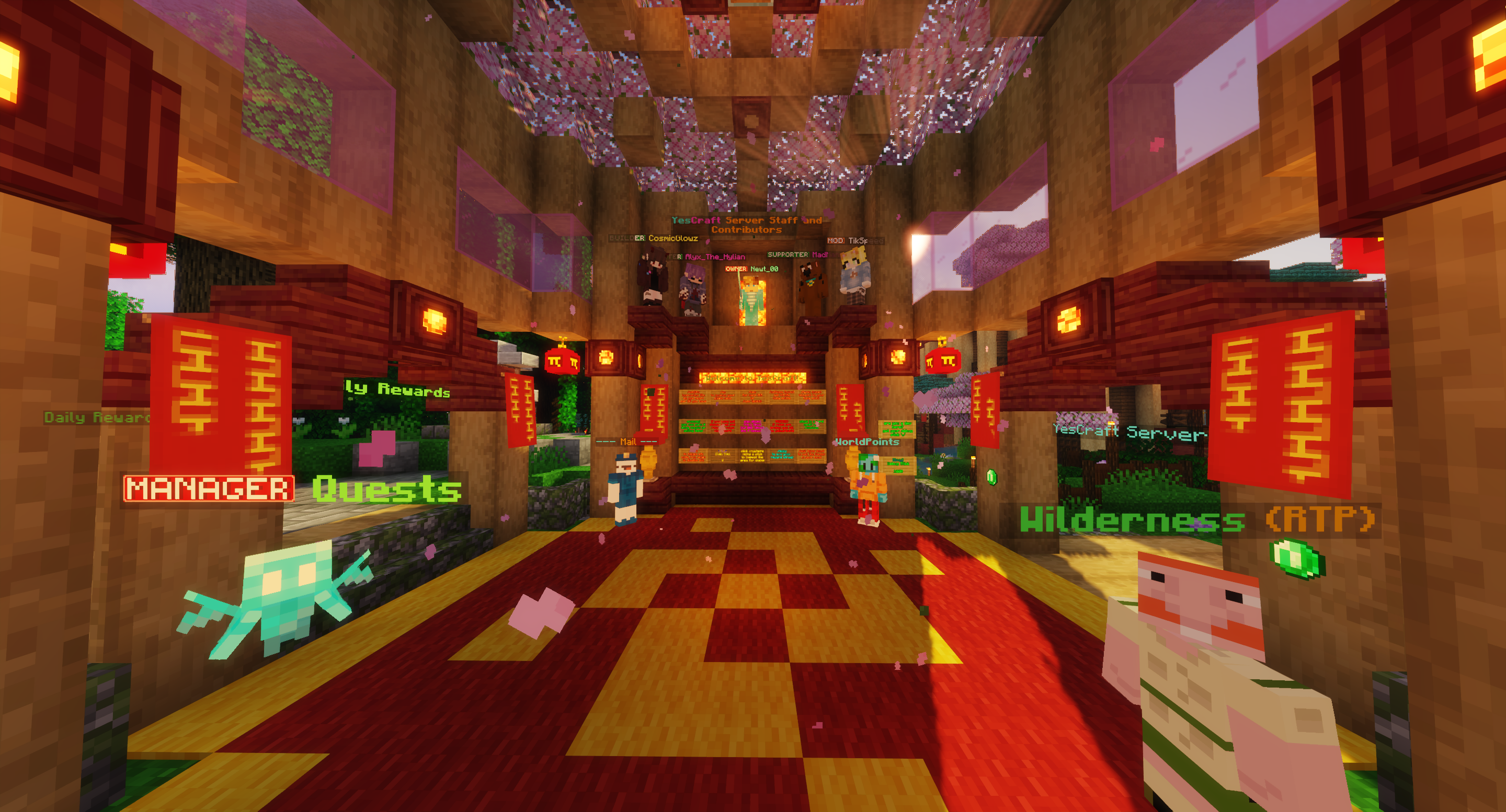 Spawn lobby