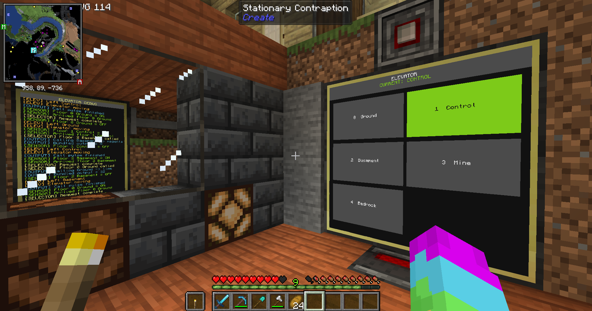 New Mine Elevator!